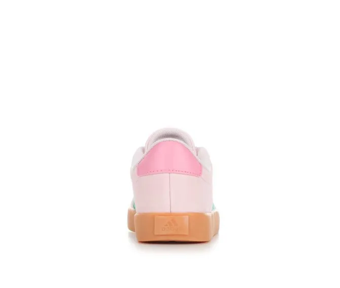 Girls' Adidas Little Kid & Big Kid VL Court 3.0 Suede Sneakers