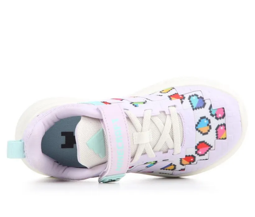 Girls' Adidas Little Kid Fortarun Minecraft Running Shoes