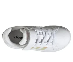 Girls' Adidas Little Kid Grand Court 2.0 EL C Sneakers