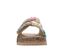 Girls' Bebe Little Kid Bloom Footbed Sandals