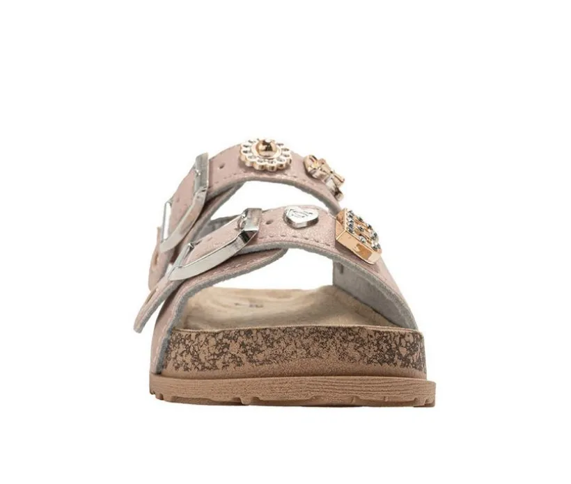 Girls' Bebe Toddler Poppy Footbed Sandals