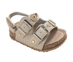 Girls' Bebe Toddler Poppy Footbed Sandals
