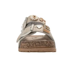 Girls' Bebe Toddler Poppy Footbed Sandals