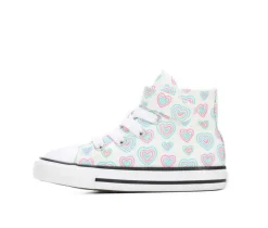 Girls' Converse Infant & Toddler Chuck Taylor All Star Mid Hearts Sneakers