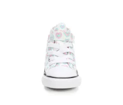 Girls' Converse Infant & Toddler Chuck Taylor All Star Mid Hearts Sneakers