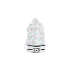 Girls' Converse Infant & Toddler Chuck Taylor All Star Mid Hearts Sneakers