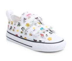 Girls' Converse Infant & Toddler Chuck Taylor 2V Ox Hello Sneakers