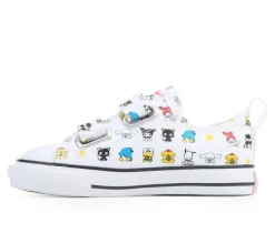 Girls' Converse Infant & Toddler Chuck Taylor 2V Ox Hello Sneakers