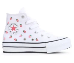 Girls' Converse Little Kid Chuck Taylor Lift Strawberry High-Top Sneakers
