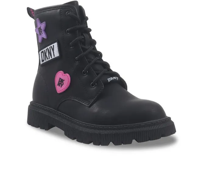 Girls' DKNY Little Kid & Big Kid Ava Adrienne Lace-up Boots
