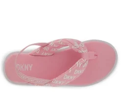 Girls' DKNY Little Kid & Big Kid Nia Logo Wedge Sandals