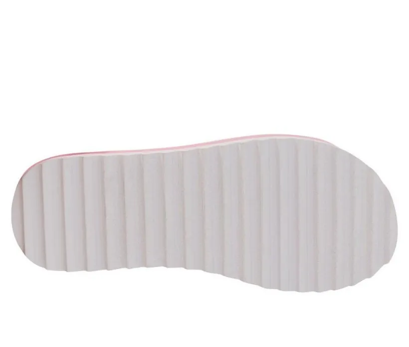 Girls' DKNY Little Kid & Big Kid Nia Logo Wedge Sandals