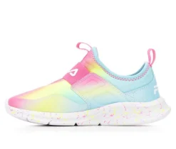 Girls' Fila Little Kid & Big Kid Landbuzzer Marble Running Shoes