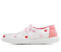 Girls' HEYDUDE Wendy Embroidered Hearts