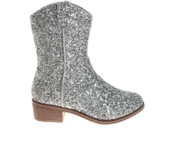 Girls' Kensie Girl Little & Big Kid Morgan Glitter Western Boots