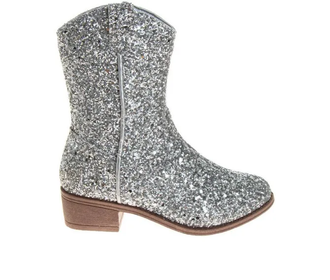 Girls' Kensie Girl Little & Big Kid Morgan Glitter Western Boots