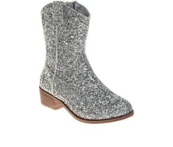 Girls' Kensie Girl Little & Big Kid Morgan Glitter Western Boots