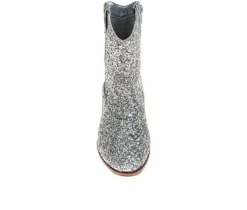 Girls' Kensie Girl Little & Big Kid Morgan Glitter Western Boots