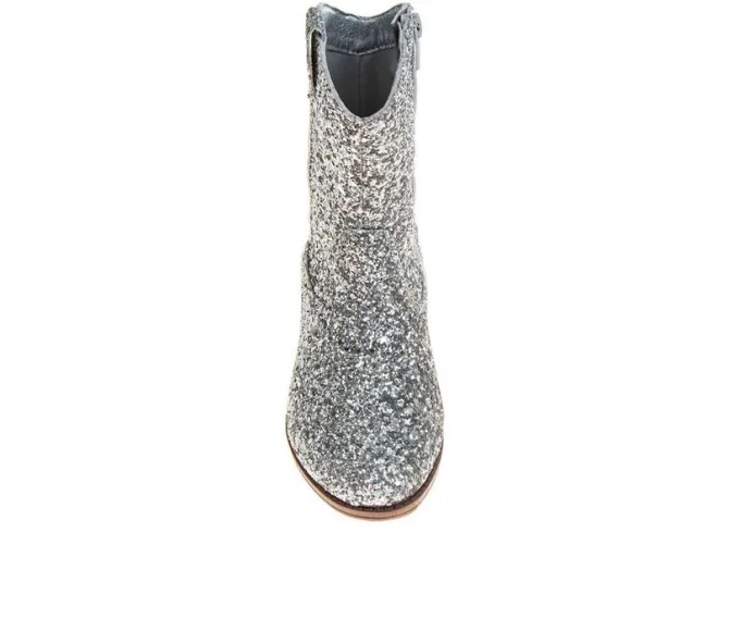 Girls' Kensie Girl Little & Big Kid Morgan Glitter Western Boots