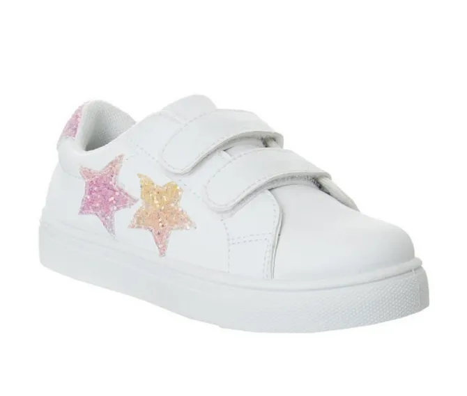 Girls' Kensie Girl Toddler & Little Kid Star Velcro Strap Sneakrs