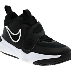Girls' Nike Big Kid Team Hustle D11 Basketball Shoes