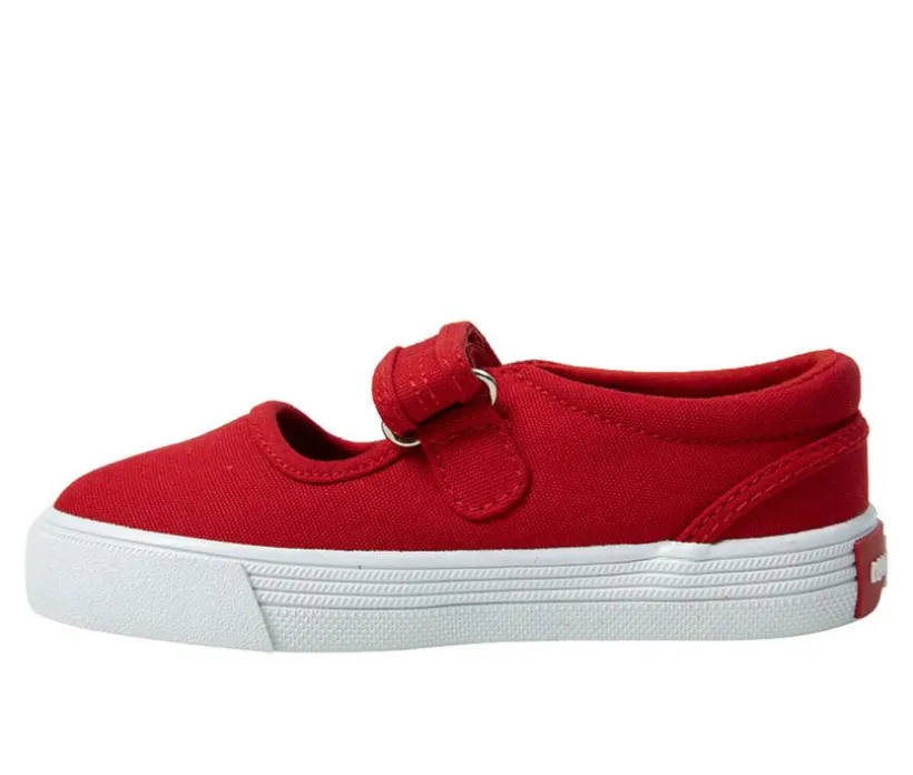 Girls' Oomphies Toddler & Little Kid Jamie Canvas Mary Jane Sneakers