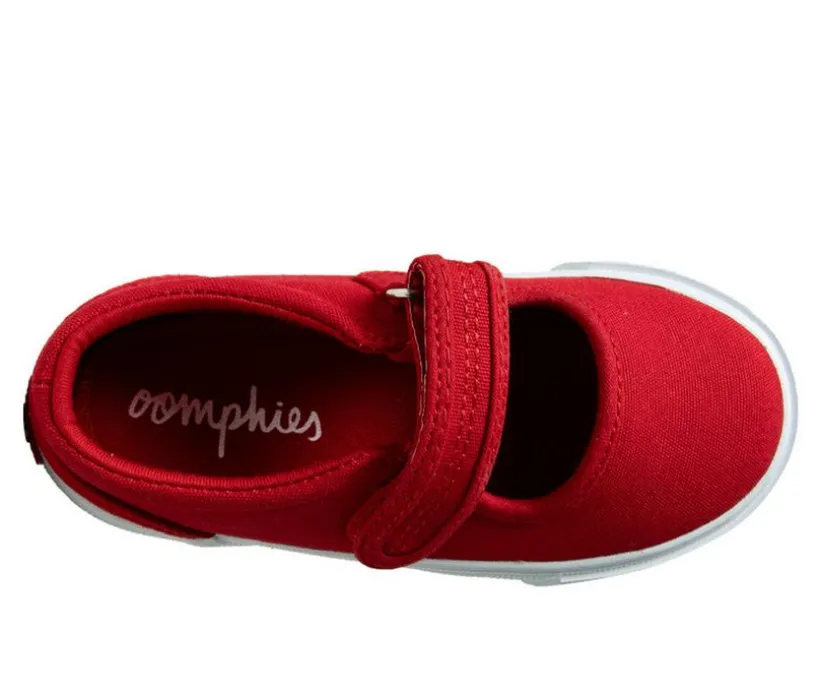 Girls' Oomphies Toddler & Little Kid Jamie Canvas Mary Jane Sneakers