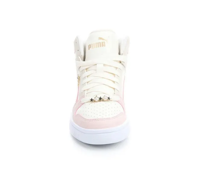 Girls' Puma Big Kid Rebound Layup Bling High Top Sneakers