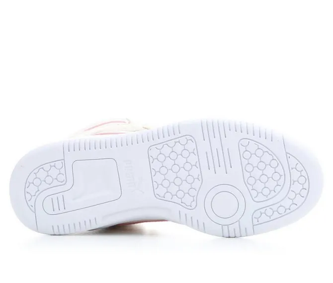 Girls' Puma Big Kid Rebound Layup Bling High Top Sneakers