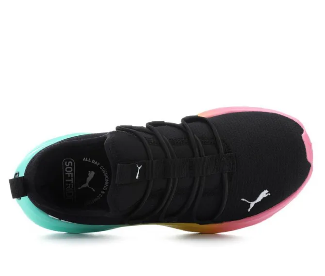 Girls' Puma Big Kid SoftRide One4All Fade Running Shoes