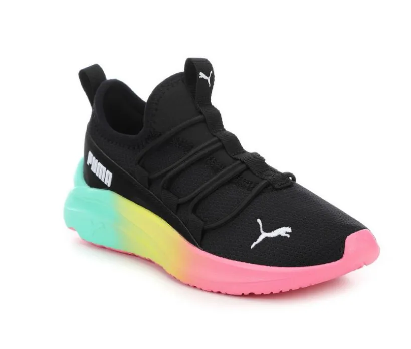 Girls' Puma Little Kid & Big Kid SoftRide One4All Fade Running Shoes