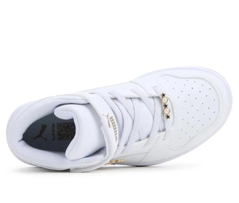 Girls' Puma Little Kid Rebound Layup Bling Sneakers