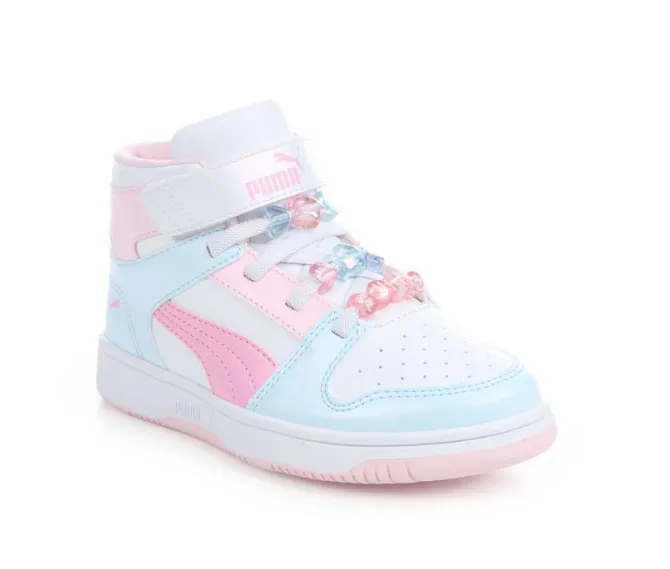Girls' Puma Little Kid Rebound LayUp Beads Sneakers