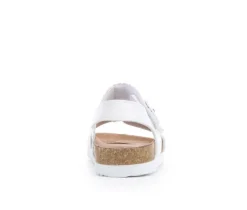 Girls' Rachel Shoes Infant & Toddler & Little Kid Lil Edena Footbed Sandals