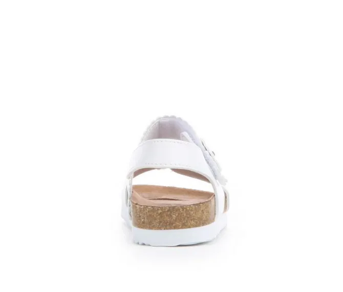 Girls' Rachel Shoes Infant & Toddler & Little Kid Lil Edena Footbed Sandals