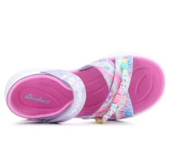 Girls' Skechers Little Kid & Big Kid Glide-Step Lights Sneakers