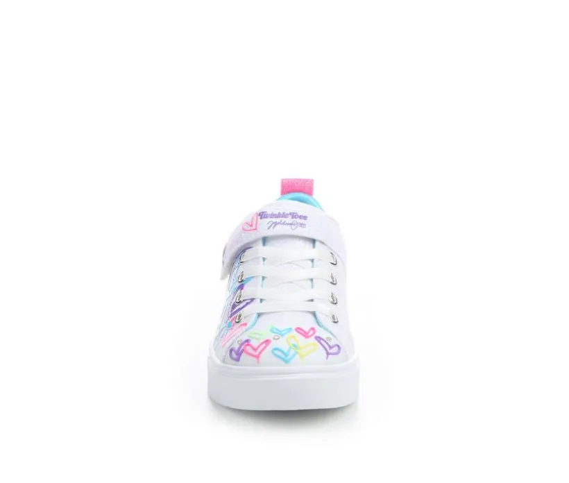 Girls' Skechers Little Kid & Big Kid Twinkle Sparks Gold Sneakers