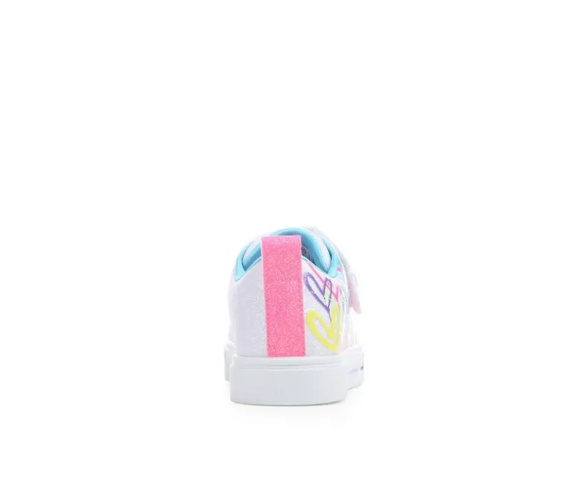 Girls' Skechers Little Kid & Big Kid Twinkle Sparks Gold Sneakers