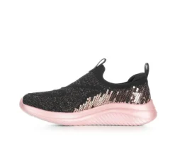 Girls' Skechers Little Kid & Big Kid Ultra Flex 3 Sequin Casual Sneakers