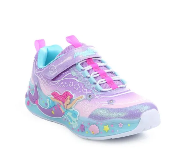 Girls' Skechers Little Kid Mermaid Dreams Light-Up Shoes