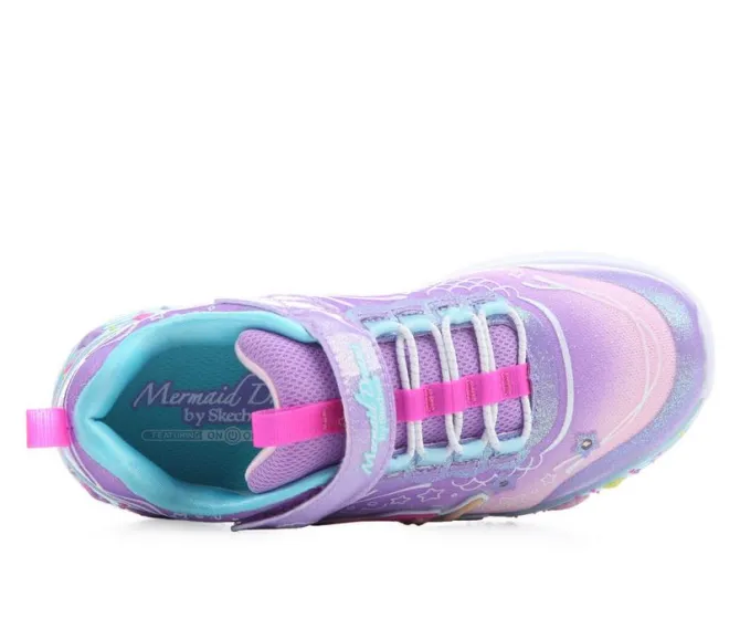 Girls' Skechers Little Kid Mermaid Dreams Light-Up Shoes