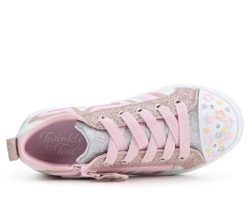 Girls' Skechers Little Kid Twinkle Sparks Cosmic Burst Sneakers