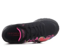 Girls' Skechers Street Little Kid & Big Kid Street Uno Lite Reignheart Sneakers