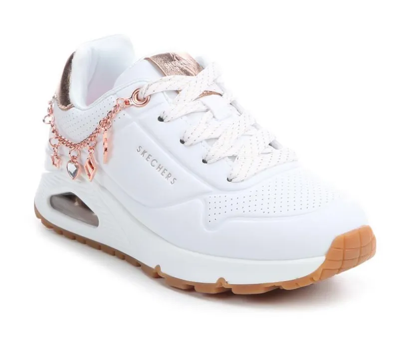 Girls' Skechers Street Little Kid & Big Kid Uno Gen 1 Charm Sneakers