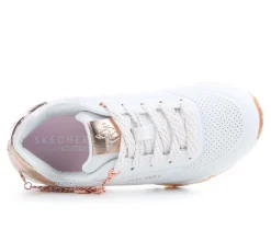 Girls' Skechers Street Little Kid & Big Kid Uno Gen 1 Charm Sneakers