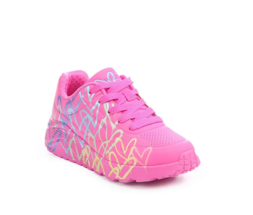 Girls' Skechers Street Little Kid & Big Kid Uno Gen 1 Wedge Sneakers