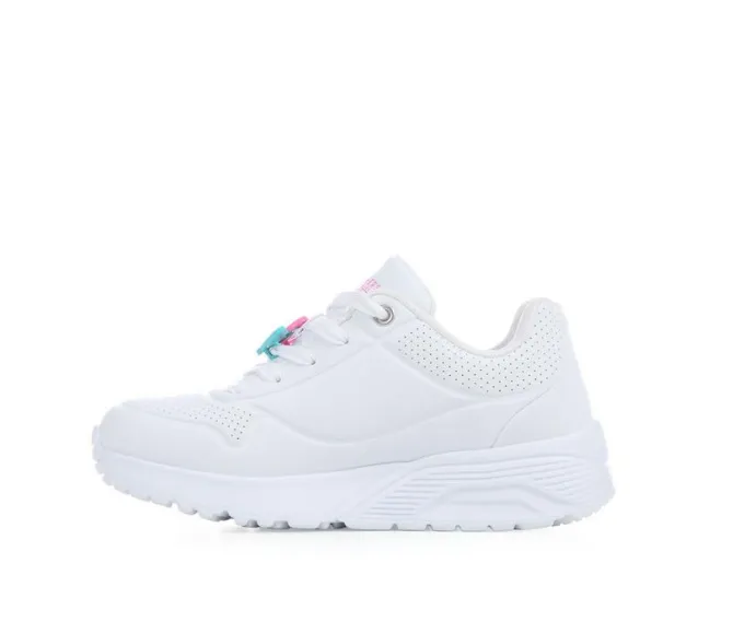 Girls' Skechers Street Uno Lite Flutter Heart Shoes