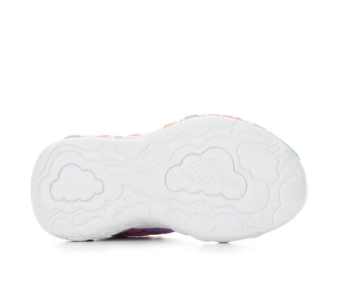 Girls' Skechers Toddler Eternal Heart Lights Light-Up Shoes
