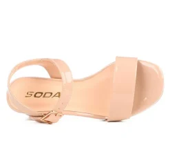 Girls' Soda Little Kid & Big Kid Macey Heeled Sandals