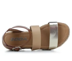 Girls' Soda Little Kid & Big Kid Theme Platform Sandals